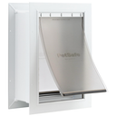 PetSafe Wall Entry Pet Door  RustFree Telescoping Frame  Easy Install for Interior & Exterior Walls 4 3/4"  7" Thick  Medium  for Pets Up to 40 Lb