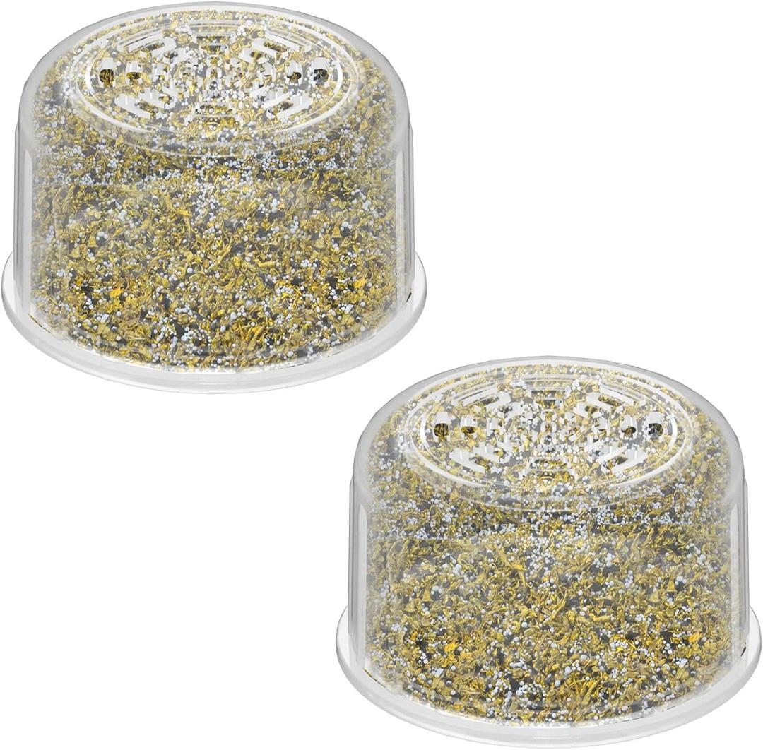 2 Pack Shower Head Filter Replacement Cartridge Compatible with All Canopy Fixed & Handheld Filtered Shower Head, Shower Filter For Hard Water