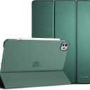 ProCase Smart Case for iPad Pro 11 Inch (M4) 2024 (Model: A2836/A2837/A3006), Slim Folio Stand Hard Back Shell Protective Tablet Cover for iPad Pro 11" 5th Generation 2024 -Mgreen