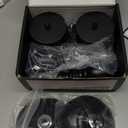 Candle Holders for Pillar Candles Gothic Matte Black Vintage Tall Candle Holders Set of 2 Decorative Large Table Centerpieces Candle Stand Decor (Black 2PCS A)