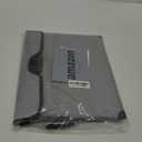 6500F Fireproof Document Bag with Lock, Upgraded Fireproof Money Bag for Cash w. Zipper/Reflective Strip, 10Layers of Heat Insulated Materials, Water Resistant Fireproof Bag for Documents (Large, Silver Gray)