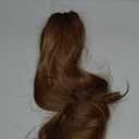 Ponytail Extensions, 24" Long Wavy Synthetic Hairpieces, Brown