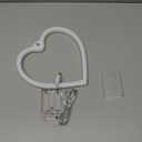 Pink Heart Neon Sign, Battery Operated or USB Powered LED Neon Light for Party, Cute Valentine's Day Decor and Gift Home Decoration Lamp, Table & Wall Decoration Light, Mother's Day Gift and Kids Gift