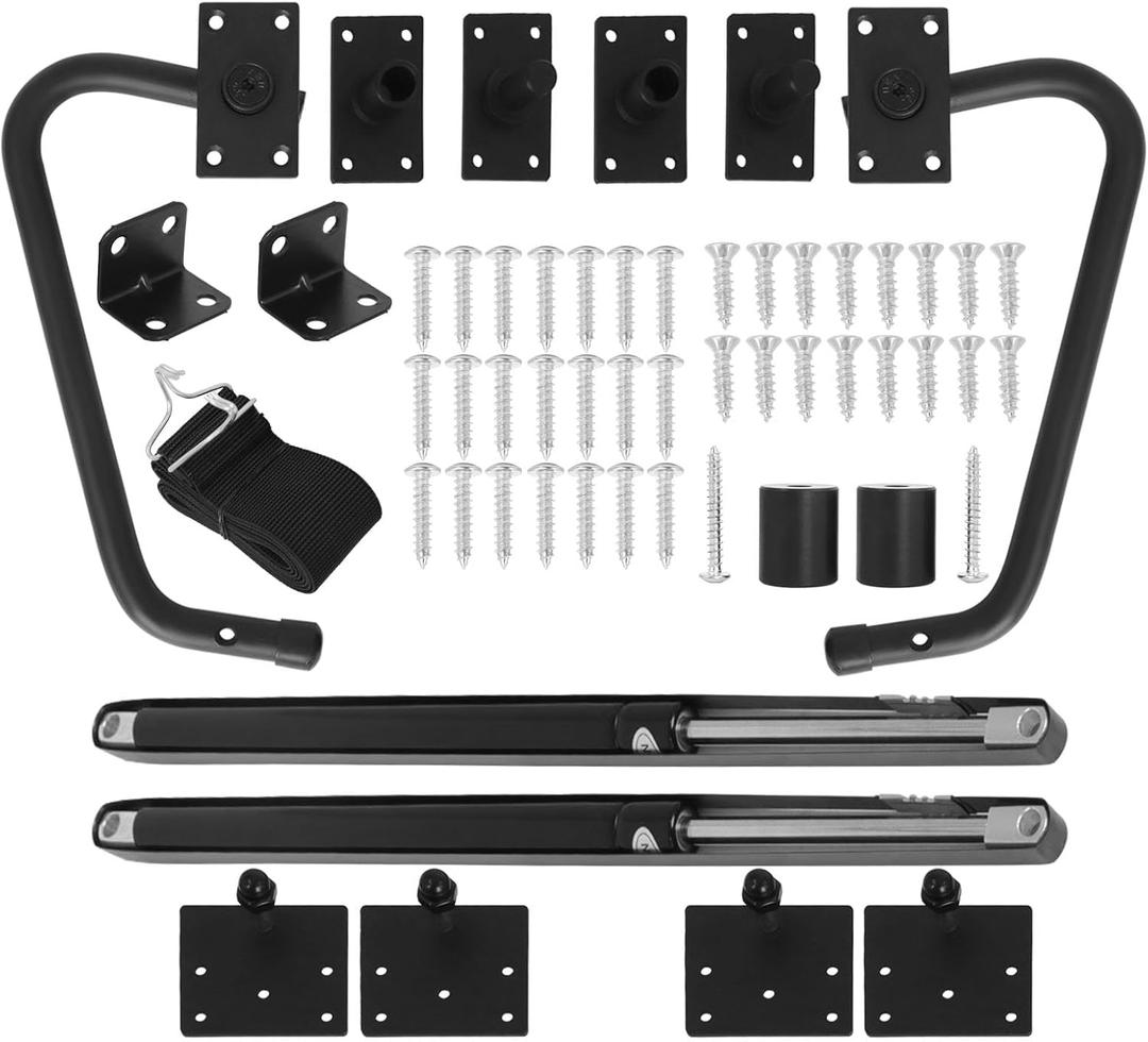 Gekufa Queen Murphy Bed Hardware Kit Updated Model  Heavy Duty Vertical Wall Mount DIY Folding Cabinet Bed Frame, Hidden Space-Saving Wall Bed Kit, Easy to Pull Down/Fold Back
