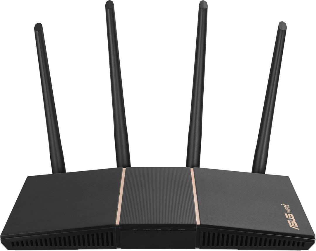 ASUS WiFi 6 Router (RT-AX57) - Dual Band AX3000 WiFi Router, Gaming & Streaming, AiMesh Compatible, Included Lifetime Internet Security, Parental Control, MU-MIMO, OFDMA 