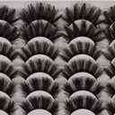 False Eyelashes 48 Pairs 6 Styles Mixed Fake Eye Lashes Bulk Wholesale Dramatic Thick 5D Wispy Strip Faux Mink Eyelashes Multipack