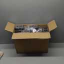 DASTOR 4 Pack Outdoor Wall Lights, Brown Exterior Lighting Fixtures Wall Mount, 2-Layer Modern Outdside Lights for House, Up and Down Outdoor Sconce Lights for Porch Patio Garage