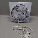 Black & Decker 9 Inches Frameless Tabletop Box Fan, White