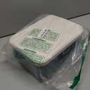 Lockable Storage Container Bin, 2.3 Gallon Capacity Organizer Box with Combination Lock, Heavy Duty Plastic Trunk, Usable As Item Organizer Or Office File Storage(Blue)