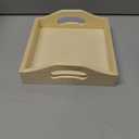 Fun Express Wooden Tray Set of 12 - Small Wood Trays for Crafts, DIY Projects & Painting | Unfinished Natural Wood Craft Supplies for Kids & Adults | Mini Square Wooden Trays for Home Decor