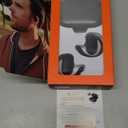 Helix True Wireless Air Open-Ear Earbuds wit LCD Display Charging Case, Black