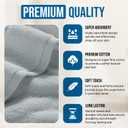 Oversized Bath Towels - 36 x 72 Extra Large Organic Cotton Bath Sheets for Adults | Jumbo Hotel-Size, Ultra Absorbent & Soft | 2 Pack