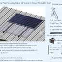 Solar Panel Roof Mounts Bracket Kit for Sloped Pitched Tin Roof