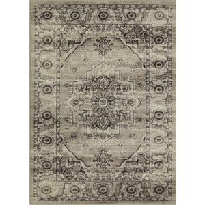 Maples Rugs Lexington Farmhouse Area Rugs  Made in USA  Washable, Non Slip Indoor Carpet for Entryway, Foyer, Kitchen, and Bathroom, 2'6 x 3'10, Taupe/Grey