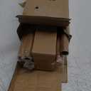 2 Pack Wood Curtain Rods for Windows 66 to 120 Inch,1'' Diameter Drapery Rods with Imitation Wood Grain Leaf Pattern Finials,Boho Adjustable Heavy Duty Curtain Rods Set,36-120'',Natural Wood