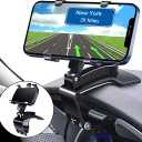 Universal Car Phone Holder Mount,360 Degrees Rotation Dashboard Phone Holder [Upgrade Clip Never Fall],car Phone Mount for iPhone, Samsung, Google, Nokia, and 4 to 7" Smartphones