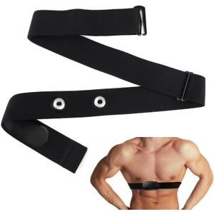 Heart Rate Monitor Chest Band for Polar H10 H9 H7, Adjustable Waterproof Replacement Chest Strap Compatible with Polar Garmin