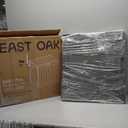 EAST OAK Outdoor Storage Box, 31 Gallon Deck Box Indoor and Outdoor Use, Waterproof Resin Storage Bin for Package Delivery, Patio Cushions, Gardening Tools, Lockable, UV Resistant, Grey