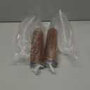 Thenshop 50 Pack Rose Gold Plastic Champagne Flutes 5.5 oz Elegant Clear Disposable Champagne Glasses Detachable Hard Toasting Glasses for Wedding Party Fancy Vino Cocktail Cups(Clear)