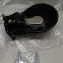 Mysora 2.5 L/ 0.66 Gal Automatic Livestock Waterer, Heavy Cast Iron Push-Paddle Water Trough, Black Stainless Steel Livestock Water Bowl for Horse Cattle Goat Pig 11.8 x 9.06 x 3.94 Inch