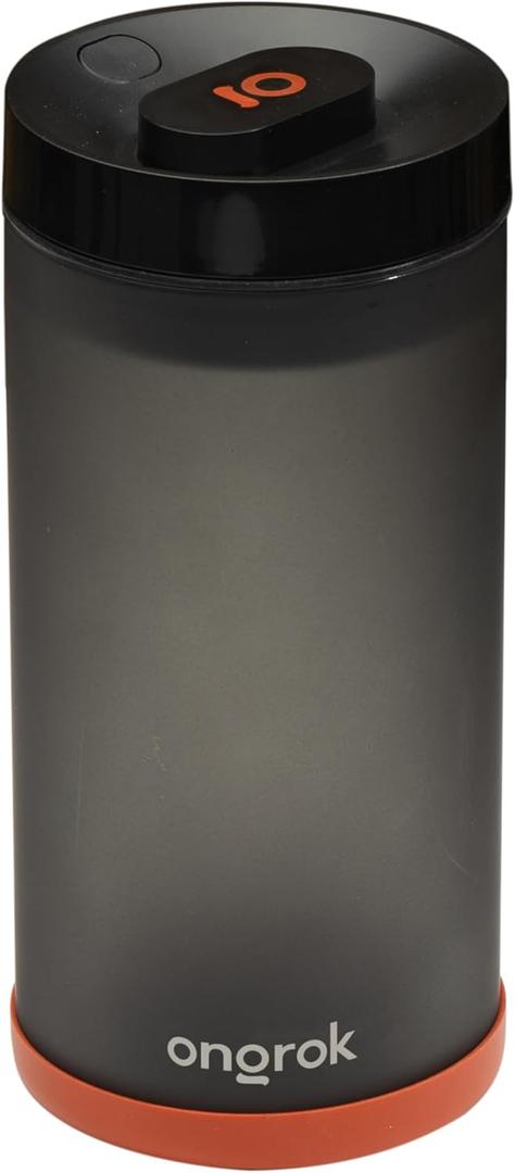 ONGROK Glass Storage Jar with Vacuum Pump Technology, Air Proof Containers to Preserve Smell and Aroma, 1200ml (3oz)