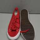 Canvas Shoes for Women Casual Low Top Sneakers Fashion Womens Tennis Shoes with Extra Laces (10, Red)