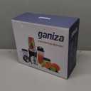 Ganiza Smoothie Blender, 900W Blenders for Shakes and Smoothies, 15-Piece Personal Blender and Grinder Combo for Kitchen, Smoothies Maker with 4 BPA-Free Portable Cup, Nutritious Recipe
