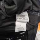 Charmo Tummy Control One Piece Swimsuits for Women Ruched Bathing Suits Criss Cross Strappy Monokini Black Large