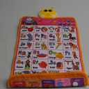 Interactive Alphabet Wall Chart, Talking ABC, 123s, Music Poster, Kids Learning Toys for Toddlers 1-3, Electronic Educational Toddler Toy, Educational Gift for Age 1 2 3 4 5 Year Old Girls Boys - Pink