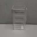 Isaac Jacobs 2 Drawer Acrylic Earring Holder, Jewelry Organizer Case (Holds up to 48 Pairs)
