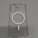 BERFY for iPhone 17 Case for Women, Compatible with MagSafe, Crystal Clear Shockproof Protective Case, Anti-Yellowing, with Screen Protector & Camera Lens Protector 6.3", Clear