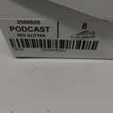 PARTY Women's Fashion Sneaker Lace Up Low Top Comfortable Cushioned Walking Shoes,Podcast,RED Glitter,8