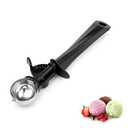 Ice Cream Scoop with Trigger, Medium 0.68 oz (20ml) Stainless Steel Scoop for Ice Cream, Sorbet, Melon, Cupcake Batter, Size #40, Set of 2