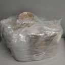 Lyellfe 100 Pack Disposable Ice Cream Bowls, 8 Oz Heavy Duty Kraft Paper Bowl with Lids, To Go Soup Container Dessert Cups for Yogurt, Cold and Hot