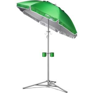 Wondershade Ultimate Portable Sun Shade Umbrella – Lightweight Adjustable Outdoor Patio & Beach Umbrella with Tripod Base (Green)