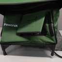 Weatherproof Heated Cat House for Outdoor in Winter, Heated Cat Bed Kitty Shelter with Cat Heating Pad, Insulated & Safe Escape Door, Warm House for Outside Stray Cat(Green, 12"x16"x16")