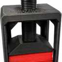 Card Deck Press for Sleeved Cards, Heavy Duty Deck Compression Tool for Double Sleeve TCG Card Decks, Fits 2.5" x 3.5" Sleeved Cards, Removes Excess Air for Tighter Decks, Holds 100+ Cards (Red)