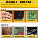 Black Hardware Cloth 1/4inx36inx100ft, Chicken Wire Fencing, 22Gauge, Vinyl PVC Coated Mesh, Welded Wire mesh, Perfect for Gopher Wire, Rodent Mesh, Tree Guard, Chicken Coop, with Tools