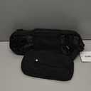 Guiseapue Universal Stroller Organizer with Cup Holder: Baby Essentials, Stroller Caddy Accessories with Detachable Phone Bag, Non-Slip Straps, Fits for Uppababy, Baby Jogger, New Moms Baby Gifts (Black)