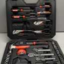 CRAFTSMAN 102-Piece Tool Kit for Home and Car, Durable Hand Tools Set with SAE and Metric Socket Set, Screwdrivers, Wrench, Hammer, Pliers, Knife, Hex Keys, Specialty Bits, Tape Measure (CMMT99449)