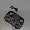 Mini Keyboard with Bluetooth & 2.4G for Android TV Box/PC/FireStick/Laptop with Touchpad, Backlit, USB Dongle-（i-10Black）