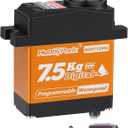 HobbyPark Waterproof 7.5kg High Torque RC Micro Servo Metal Gear Digital Arduino Servo for 1/18 TRX4M TRX4MT Redcat Ascent-18 Losi Mini LMT 1/10 TRX4 SCX10 RC Crawler RC Car Plane Boat Robot