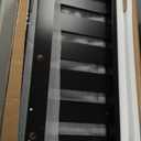 ChooChoo Farmhouse End Table, Rustic Vintage Narrow End Side Table with Storage Shelf for Small Spaces, Nightstand Sofa Table for Living Room, Bedroom Black 2 Pack