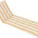 Sunnylife Foldable Outdoor Chair Reclining Beach Chair for Adults with Carry Bag, Adjustable Backrest, Water-Resistant Canvas, 220 lbs | Mango Bay