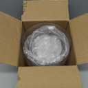 Clear Vase Set of 3, Polycarbonate, Round, Transparent, Wide Mouth, Ideal for Wedding Decor, Flowers, Bedroom, Living Room, Bathroom, Break Resistant