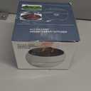 Essential Oil Diffuser, Volcano Fire Flame Aromatherapy Diffuser, 360ml Ultrasonic Cool Mist Humidifier, Scent Aroma Diffuser with 7 Colors Light, Timer & Auto Shut-Off for Home, Room (Black)