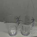 US Acrylic 64oz Bistro Clear Pitcher | Set of 2 Beer Pitchers | Reusable, BPA-free, Made in the USA, Indoor and Outdoor Pitcher Set for Water, Lemonade, Juice, Soda Pop, and Beer