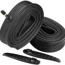 FANSPRO 2 Pack of 20 Inch Bike Tube 20x1.75 20x1.95 20x2.10 20x2.125 Heavy Duty Bicycle Tube with 2 Tire Levers,32mm Schrader Valve Premium Quality Butyl Inner Tube