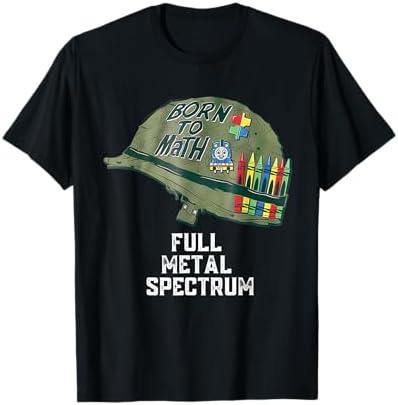 Born To Math Full Metal Spectrum T-Shirt S