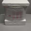 PoKat 24" Modern Ceramic Table Lamps Set of 2 for Bedroom, White Bedside Lamps for Night Stands, Farmhouse Desk Decor Nightstand Table Lamps for Living Room End Table Beige